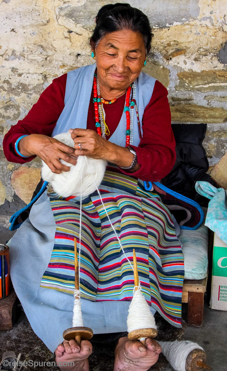 Wolle für Nepalteppiche