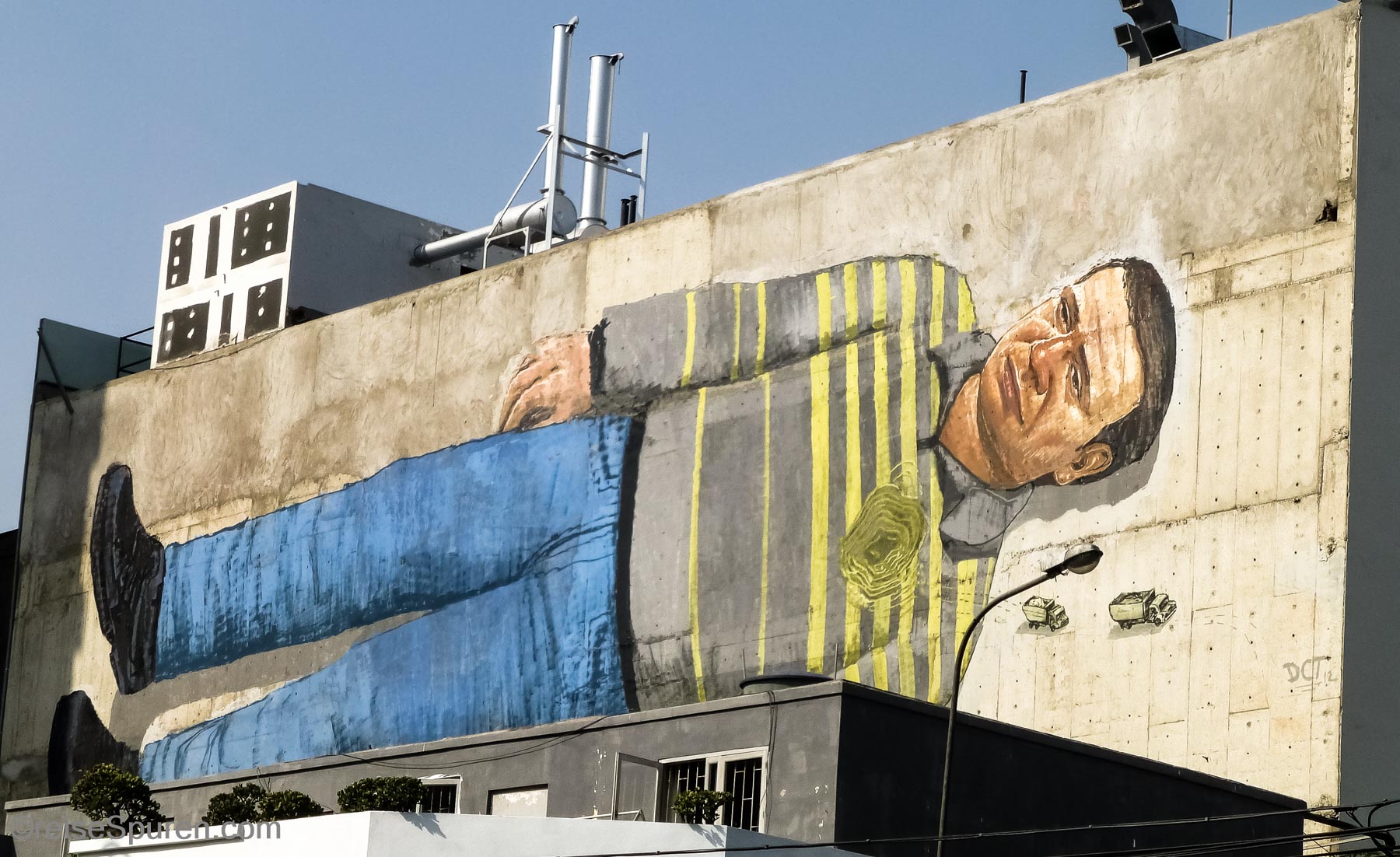 Graffiti gegen Bergbau